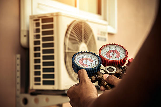 Professional Heat Pump Repair technician working in Halifax, VA